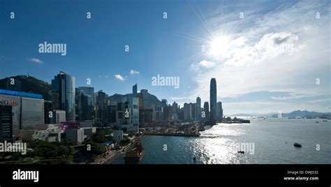 Hong Kong Central skyline Stock Photo - Alamy