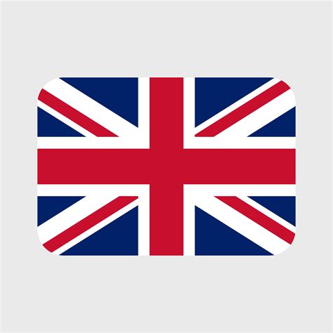 UK flag vector icon. United Kingdom and Great Britain flag illustration ...