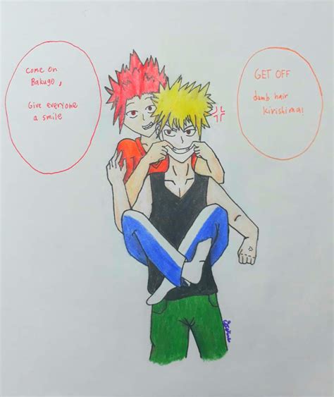 Kiribaku ship art | My Hero Academia Amino