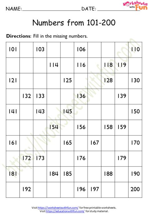 Topic: Counting/Missing Numbers | Maths - Class 1 | WWF