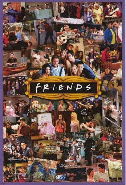 Friends TV Show Cast Collage Poster 24x36 | Friends tv show cast ...