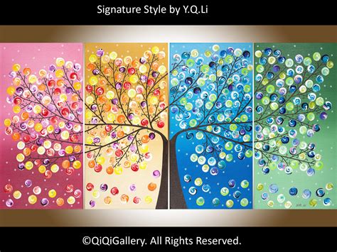 Four Seasons Tree Painting