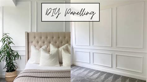 How To Make Cheap Wall Panelling / Wall Panelling Diy Wood Panelling ...