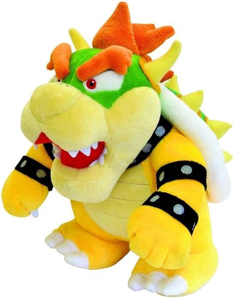 Nintendo Official Super Mario Bowser Plushie - 26cm : Amazon.co.uk: PC ...