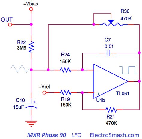 ElectroSmash - MXR Phase 90 Analysis.