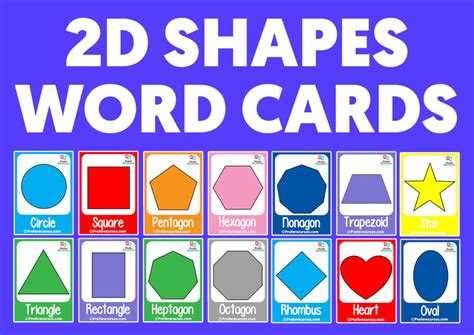 2d shapes for kids