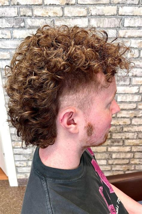 22 Trendy Curly Mullet Hairstyles For Men in 2024 | Lookosm