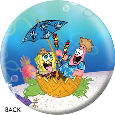 SpongeBob Squarepants Beach Party Custom Bowling Ball | FREE SHIPPING ...