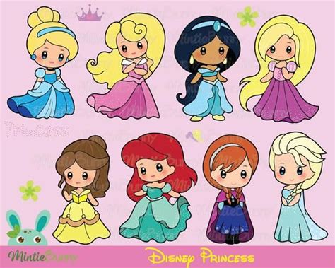 Cute Princess Clipart Princess Clipart Princess Chibi | Etsy | Chibi ...