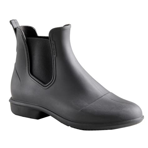 100 Adult Horse Riding Jodhpur Boots - Black FOUGANZA - Decathlon