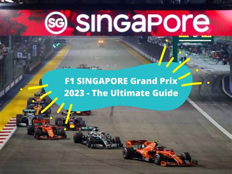 F1 Singapore Grand Prix 2023 - The Ultimate Guide - KKday Blog