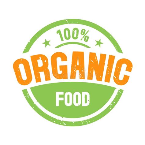 Organic Food Logo Design Template Stock Vector - Illustration of nature ...