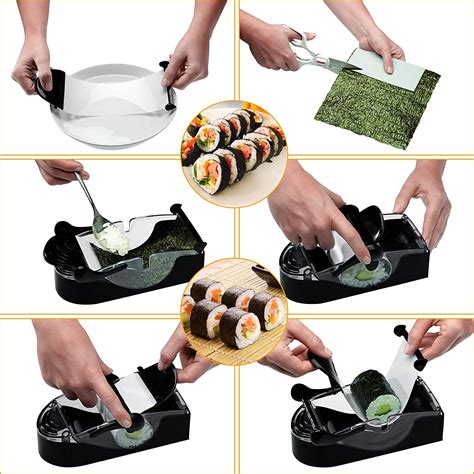 Sushi Maker Roller equipment Perfect Roll Sushi Machine DIY Easy ...