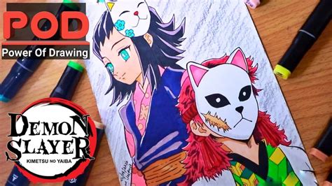 How to draw SABITO and MAKOMO - Kimetsu no Yaiba | Demon Slayer - YouTube