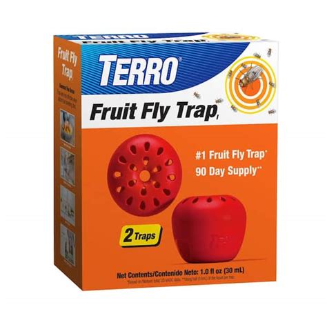 TERRO Fruit Fly Indoor Insect Trap (2-Pack) In The Insect Traps ...