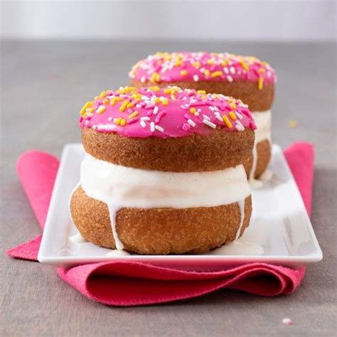 Donut Ice Cream Sandwiches