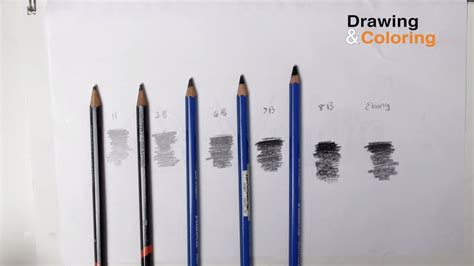 Pencil Hardness : The Only 4 Pencils You Need To Draw Anything - YouTube