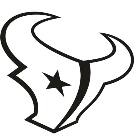 Houston Texans Black SVG | Houston Texans Football Logo vector File