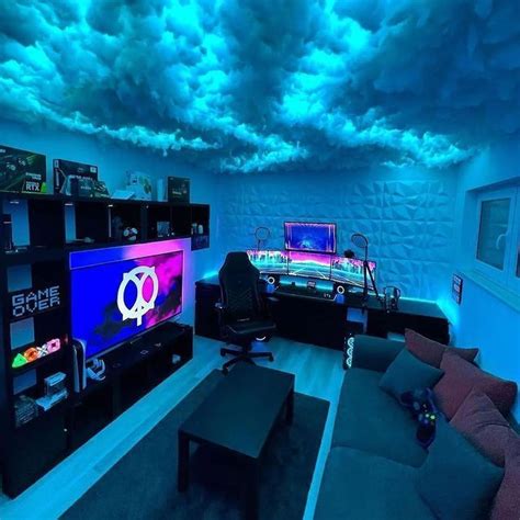 Luxury Gaming Room Idea l game room setup l game room decor l game room ...