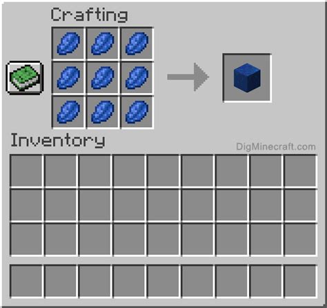 How to make a Lapis Lazuli Block in Minecraft