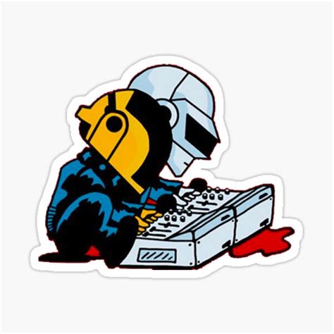 "Daft Punk Epilogue" Sticker for Sale by Pollack1985 | Redbubble