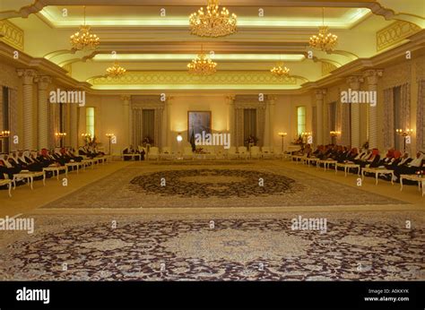 Interior of King Fahds Royal Palace in Riyadh, Saudi Arabia Stock Photo ...