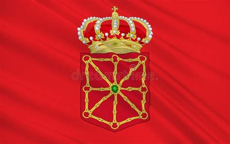 Community Of Navarre Flag. Spain Stock Photo - Image of image, country ...