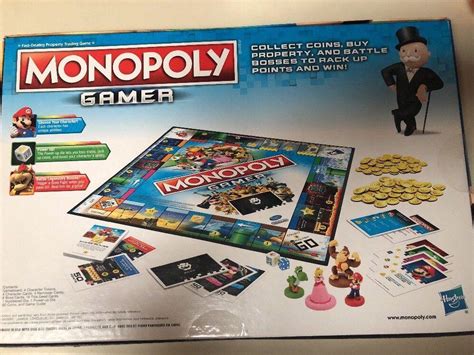 Monopoly Gamer Nintendo Characters Super Mario Princess Peach Yoshi ...