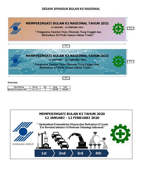 Pembuatan Spanduk K3 | PDF