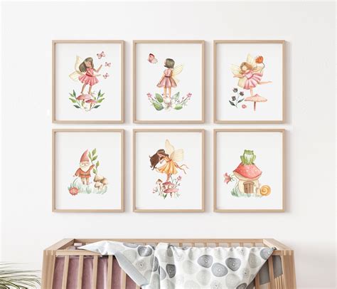 Fairy Nursery Art Fairy Garden Wall Art Fairy Nursery Print - Etsy