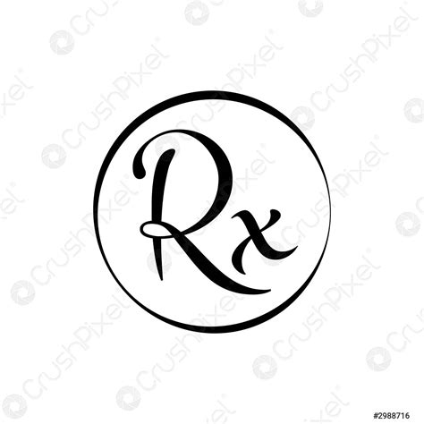 Initial rx letter Logo Design vector Template Abstract Script Letter ...