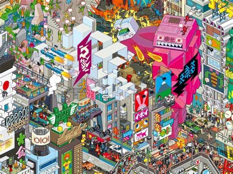 pixel art, Pixels, City, Japan, Mech, Rockets, Artwork Wallpapers HD ...