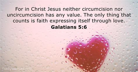 Galatians 5:6 - Bible verse - DailyVerses.net