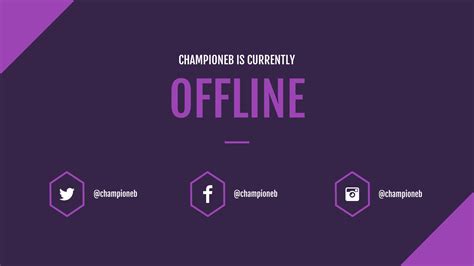 View Twitch Offline Banner Template Free however its ]