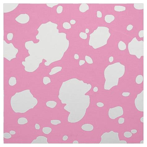 Elegant Cow Print Fabric | Zazzle