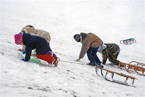 Children playing with sled 2 Free Photo Download | FreeImages