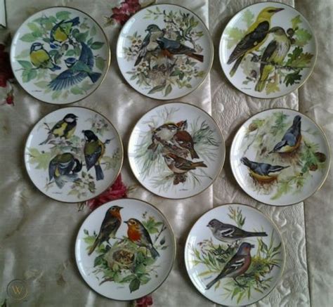 Bradex WWF Songbirds of Europe by Ursula Band ltd edition set of 8 ...