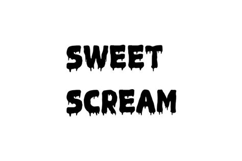 Sweet Scream Font - Free Font Download