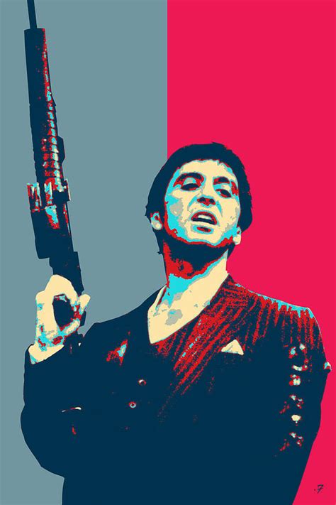 Scarface - Tony Montana - Say Hello to my Little Friend Digital Art by ...