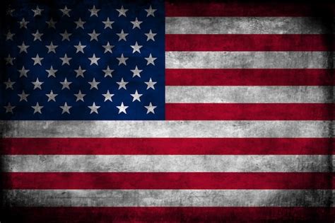 Free Vector | Flat design grunge american flag