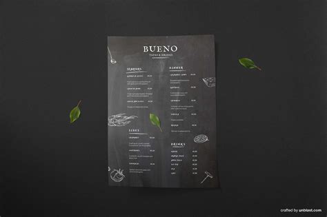 Free Tapas Menu Template (Ai)