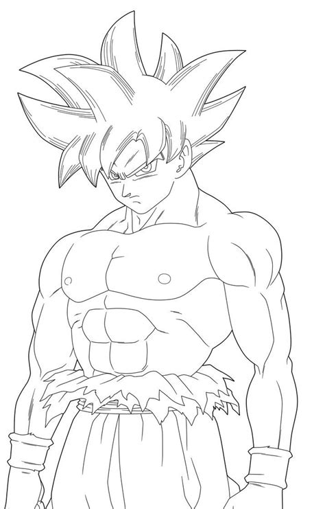 Goku - Limit Breaker (Lineart) by VictorMontecinos on DeviantArt ...