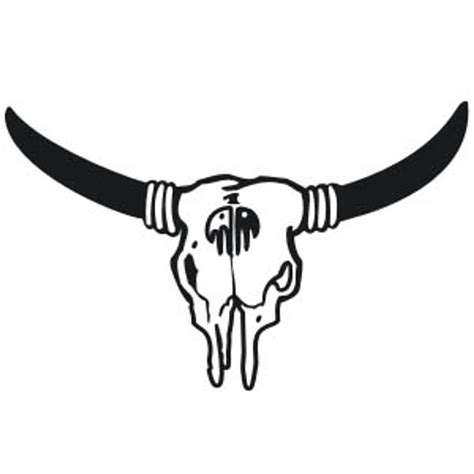 Bull Skull Decal