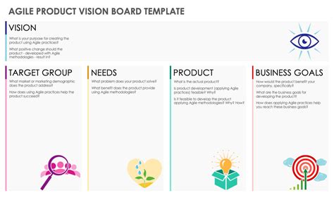 Product Vision Board Template