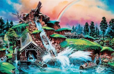 SPLASH MOUNTAIN CONCEPT Art Exterior Disneyland Walt Disney World ...