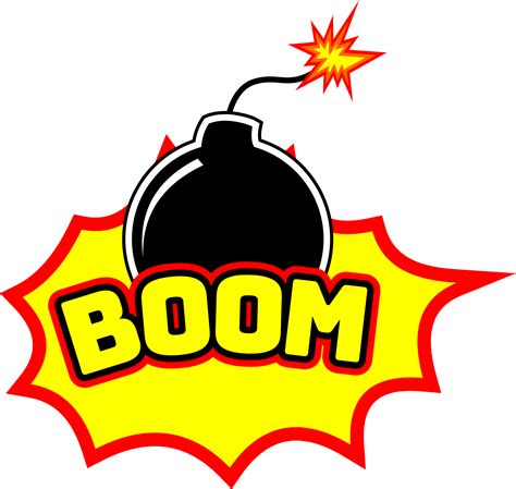 Boom logo badge sticker PNG 30740527 PNG