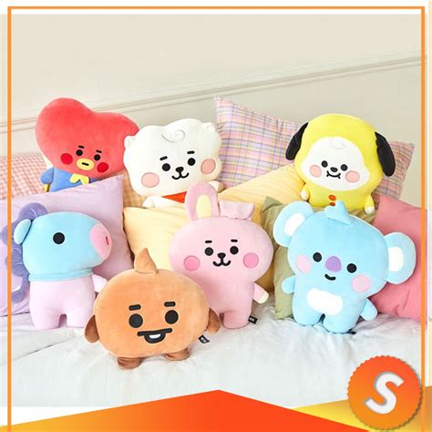 KPOP BTS BT21 Seated Doll 20cm Baby Plush Toy TATA COOKY CHIMMY KOYA ...