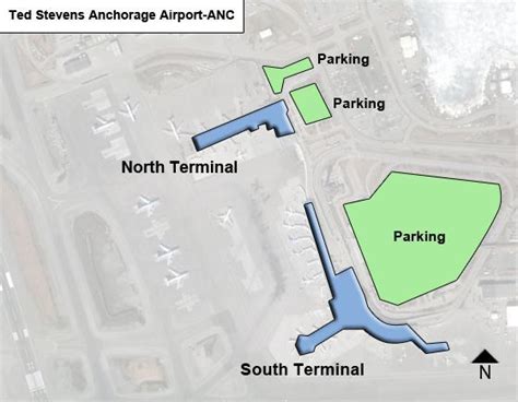 Ted Stevens Anchorage Airport Map | ANC Terminal Guide