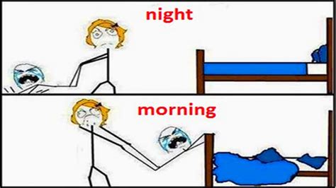 morning night meme - Funny Pictures And Memes