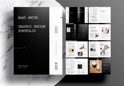 Free Graphic Design Portfolio Layout InDesign Template